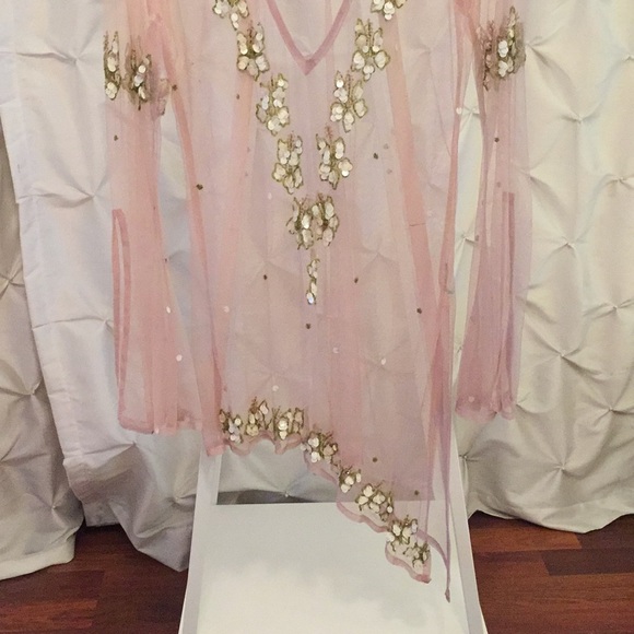 Letarte handmade, beaded, sequins Asymmetrical. - Picture 3 of 8